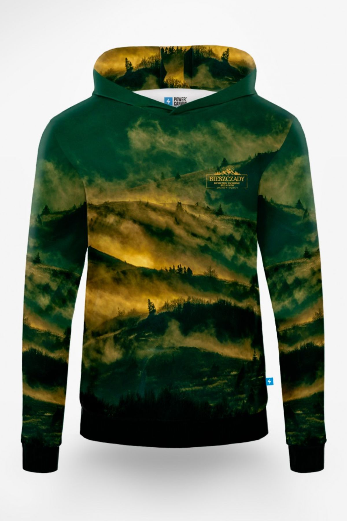 Bluza z kapturem nierozpinana Męska Bieszczady - miniaturka 1