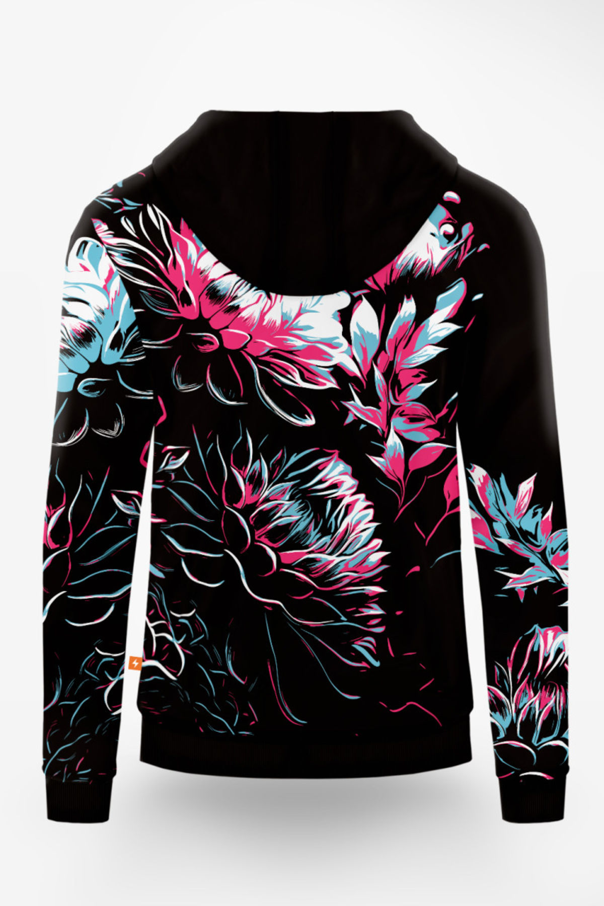 Bluza z kapturem nierozpinana Męska Blooming Blurred - miniaturka 2