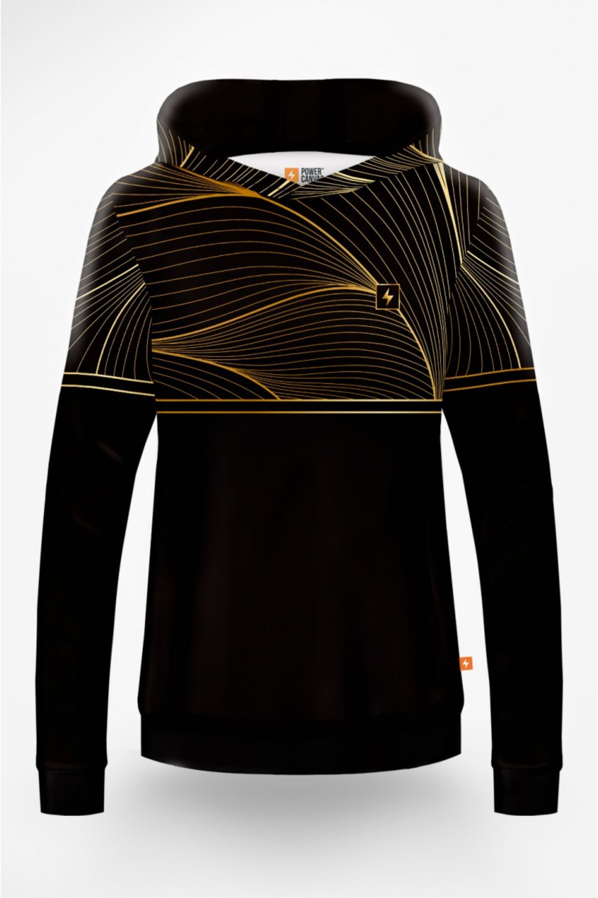 Bluza z kapturem nierozpinana Damska Golden Waves - miniaturka 1