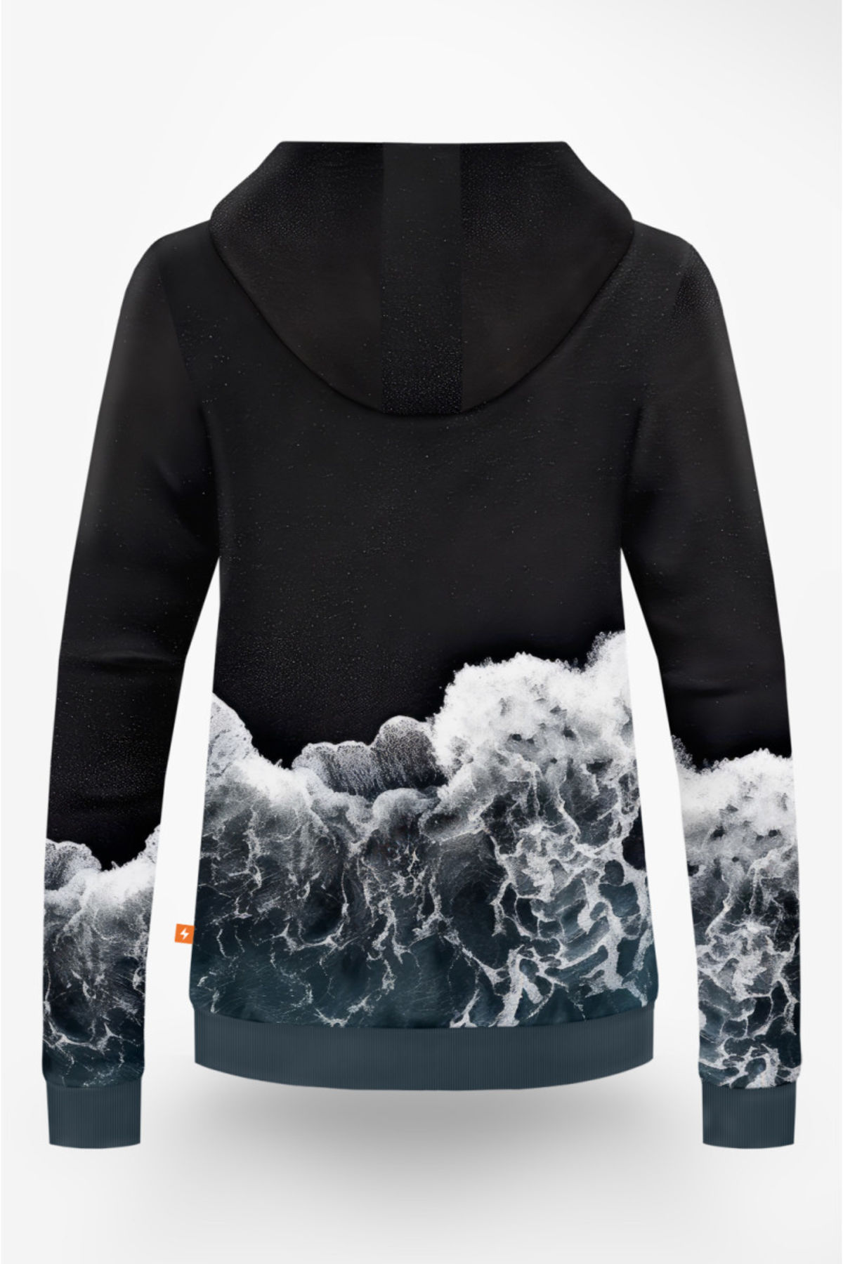 Bluza z kapturem nierozpinana Damska Waves - miniaturka 2