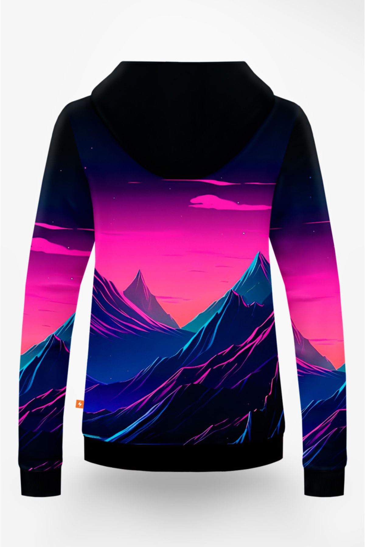 Bluza z kapturem nierozpinana Damska Retro Samurai - miniaturka 2