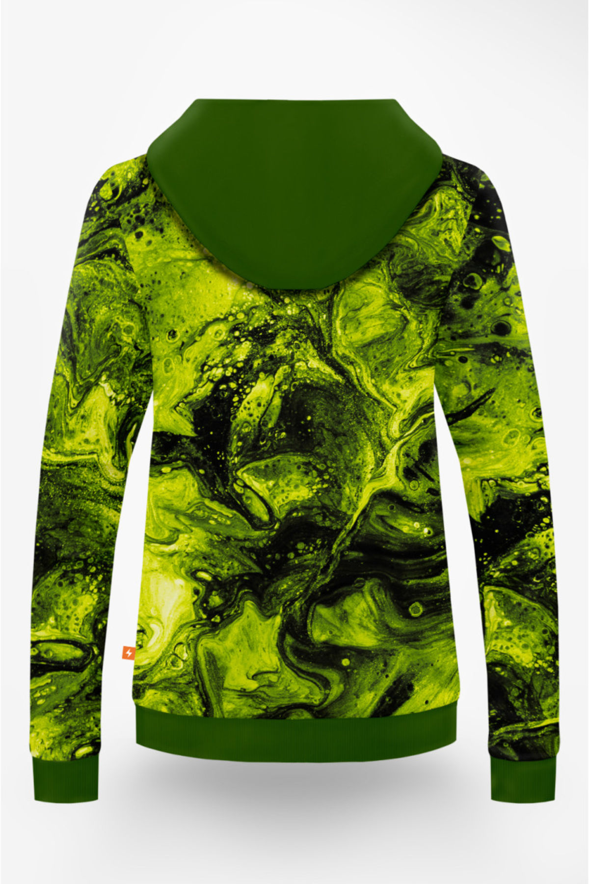 Bluza z kapturem nierozpinana Damska Green Jelly - miniaturka 2