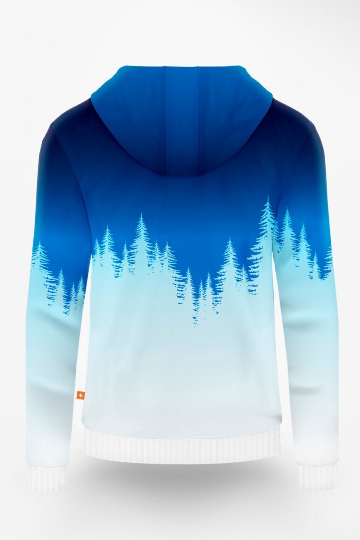 Bluza z kapturem rozpinana Męska Ombre Trees - miniaturka 2