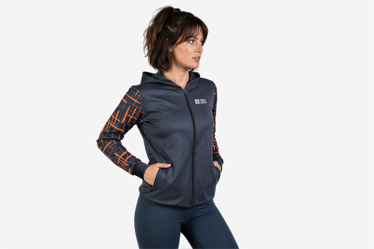 Reißverschluss-Hoodie mit Kapuze All-Active - miniaturka 3