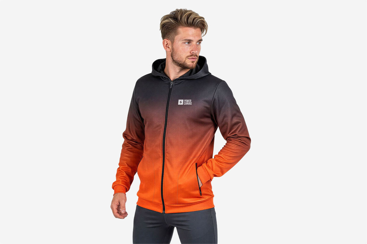 Reißverschluss-Hoodie mit Kapuze All-Active - miniaturka 1
