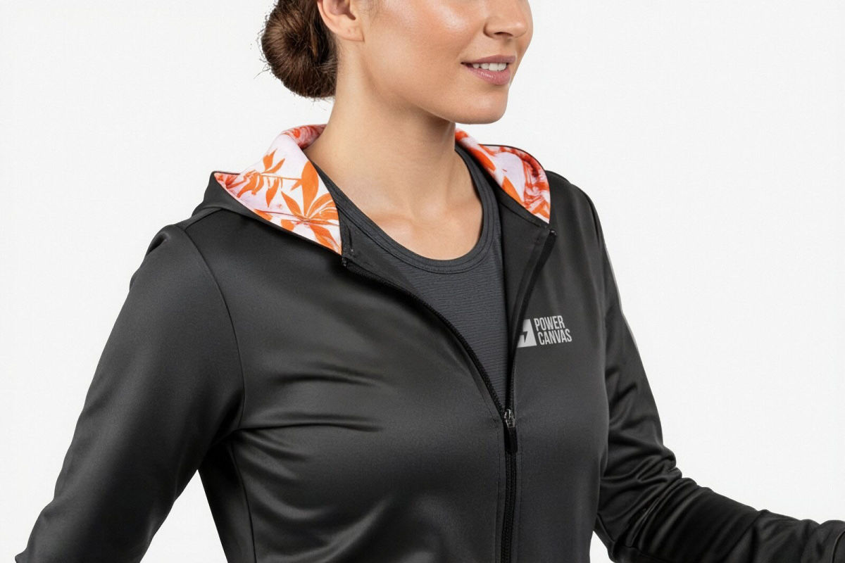 Reißverschluss-Hoodie mit Kapuze All-Active - miniaturka 5