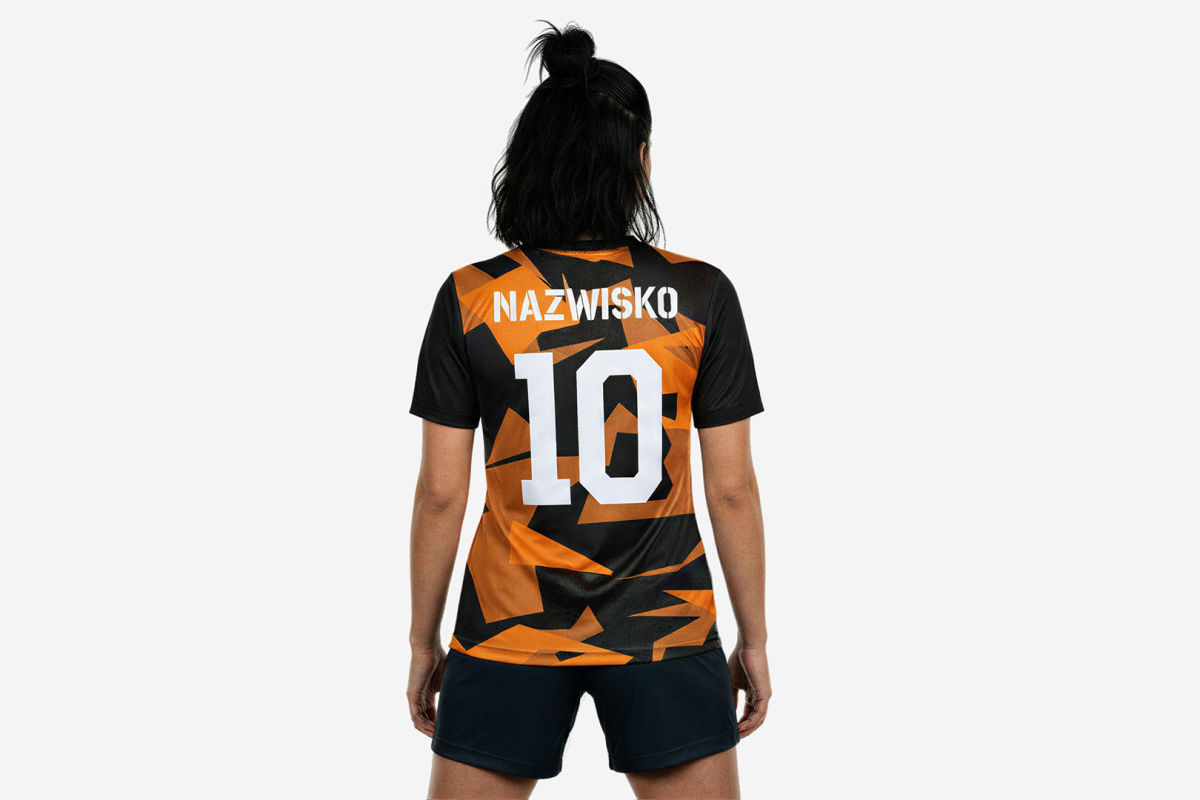Basic V-neck football shirt - miniaturka 4