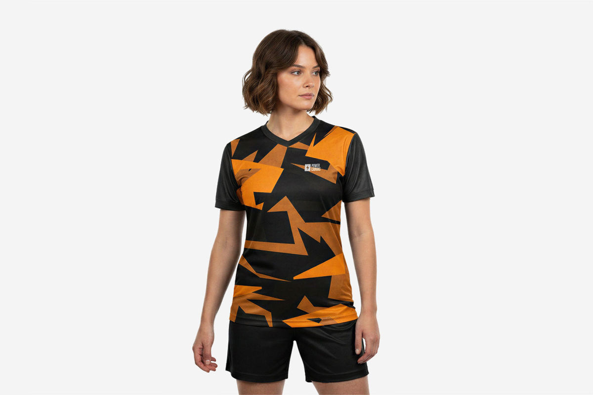 Basic V-neck football shirt - miniaturka 3