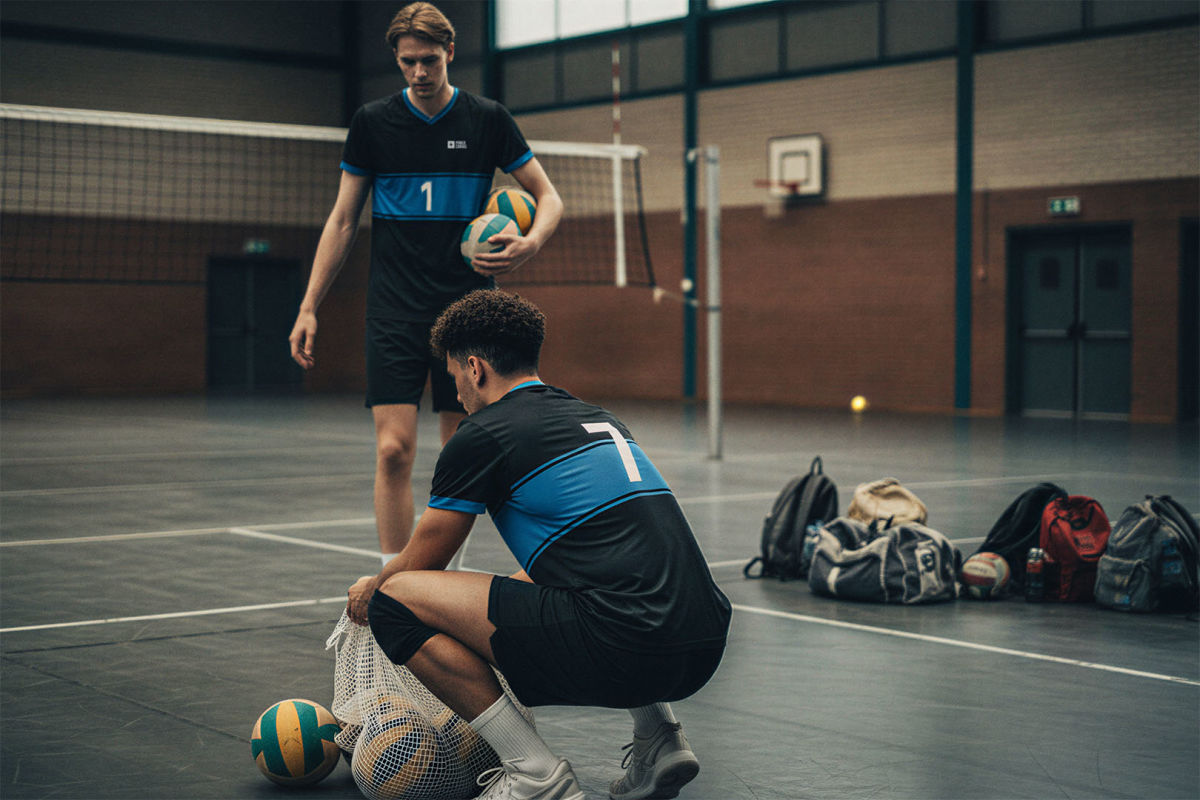 Volleyballshirt Basic V-Neck - miniaturka 8