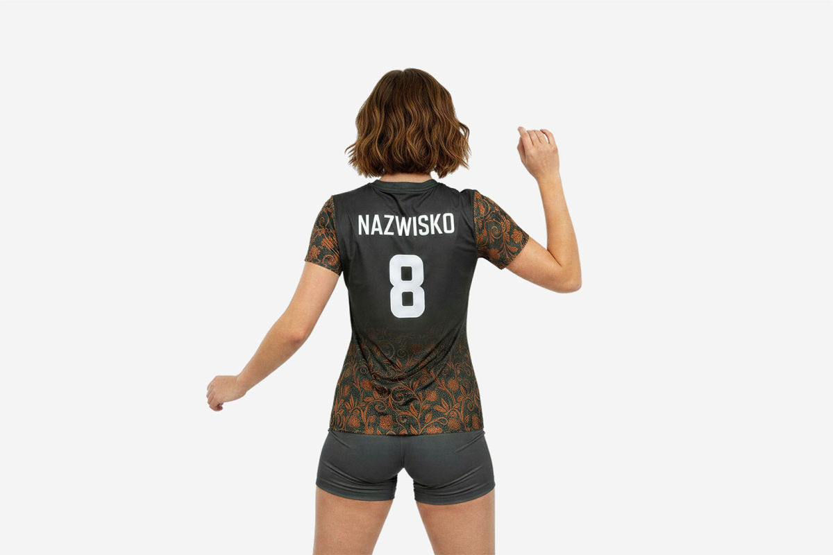 Volleyballshirt Basic V-Neck - miniaturka 4