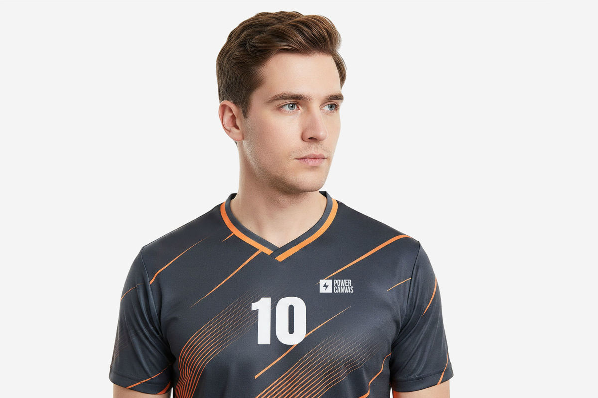 Volleyballshirt Basic V-Neck - miniaturka 6