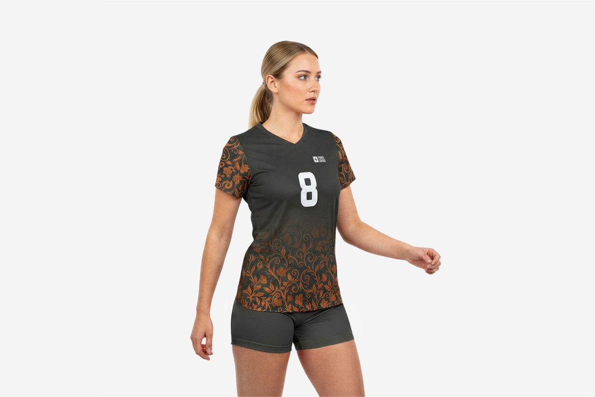 Volleyballshirt Basic V-Neck - miniaturka 3