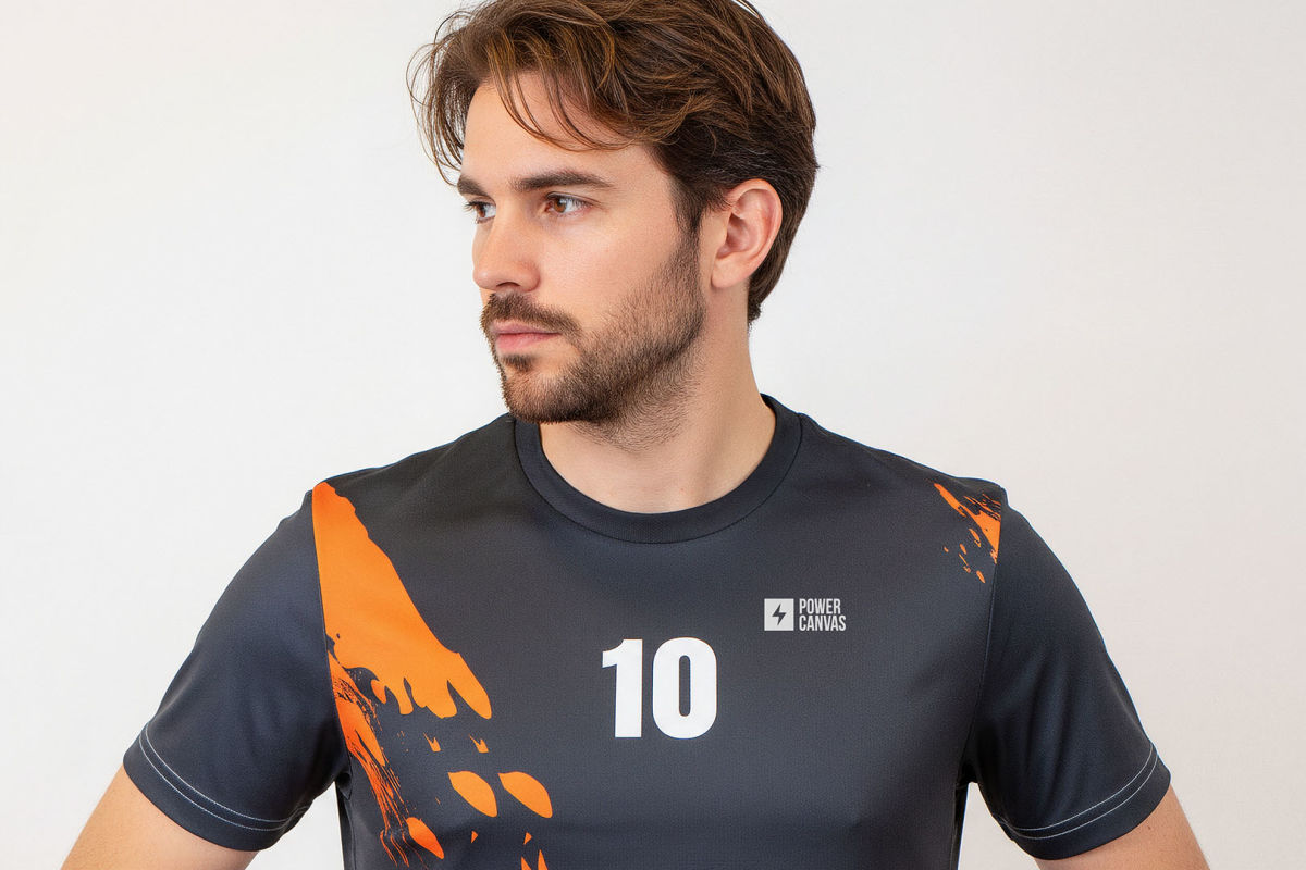 Volleyballshirt Basic O-Neck - miniaturka 5