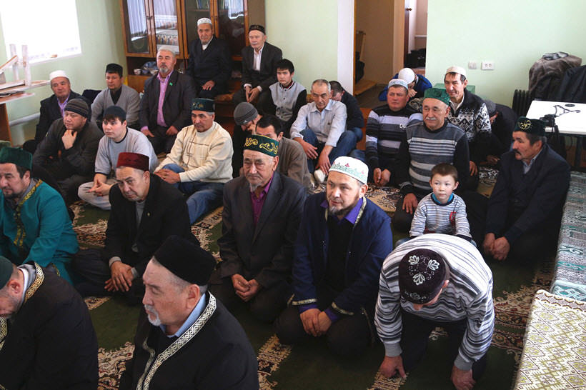 прихожане мусульмане мечети Абзелилово