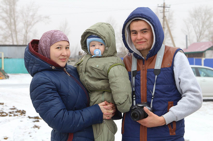 мусульманская молодая семья