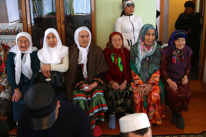 прихожане мусульманки