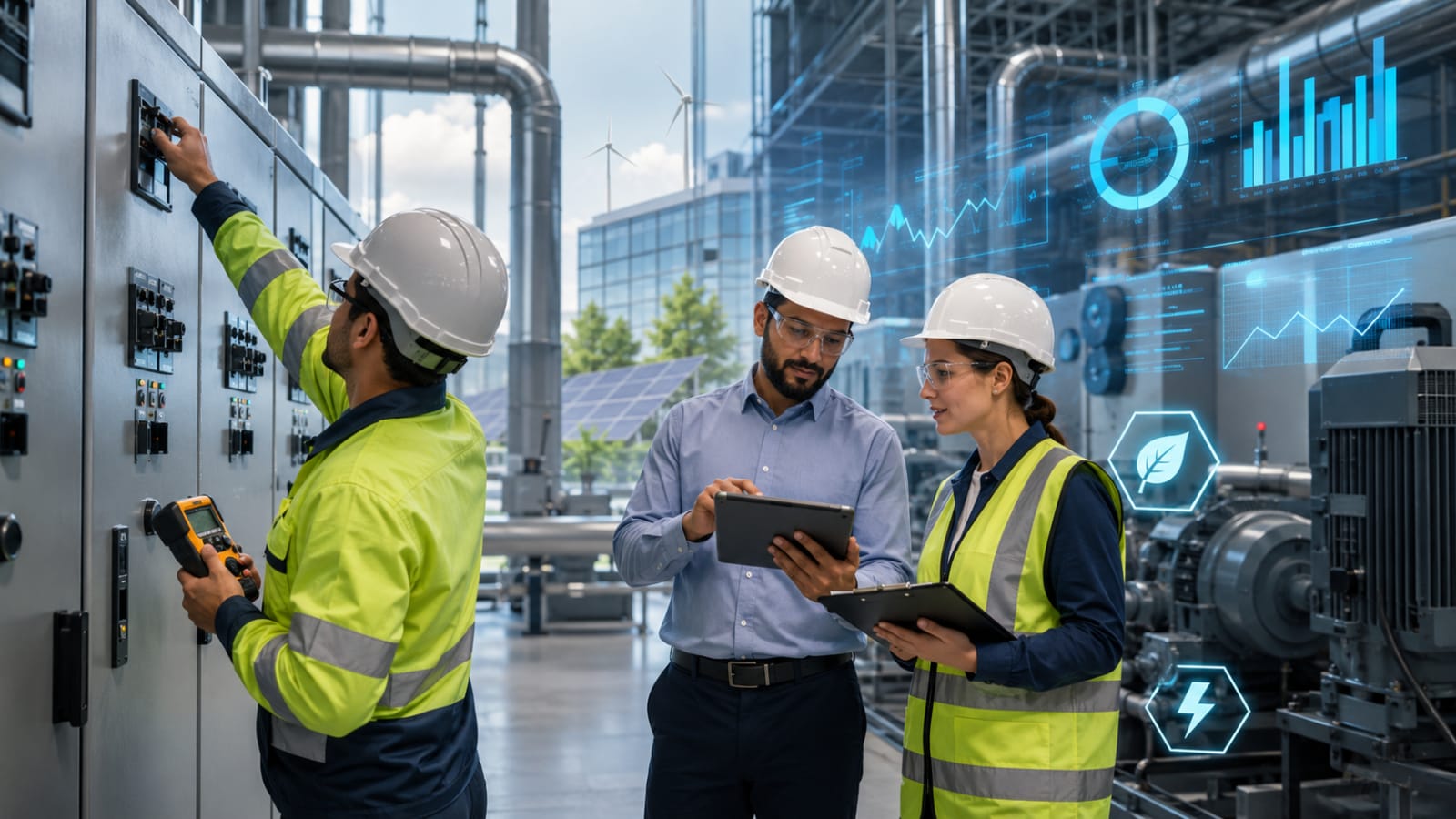 Energy audit services background