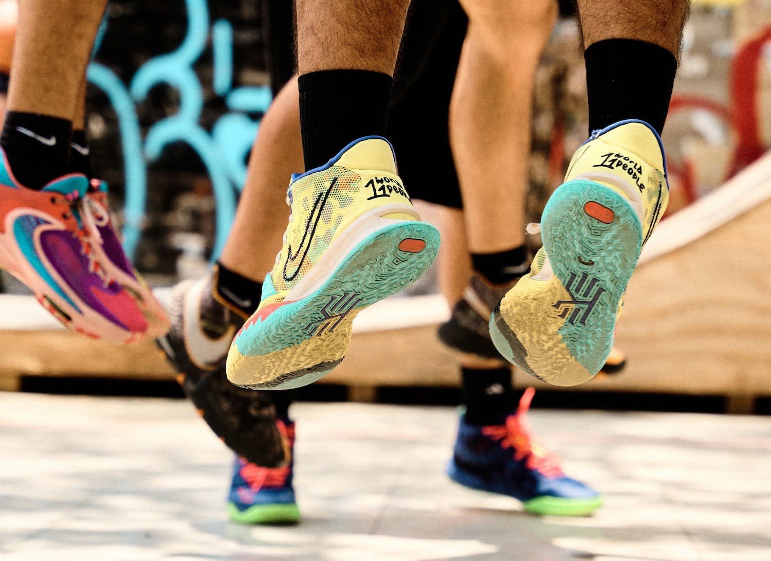 Jumping in Running Shoes