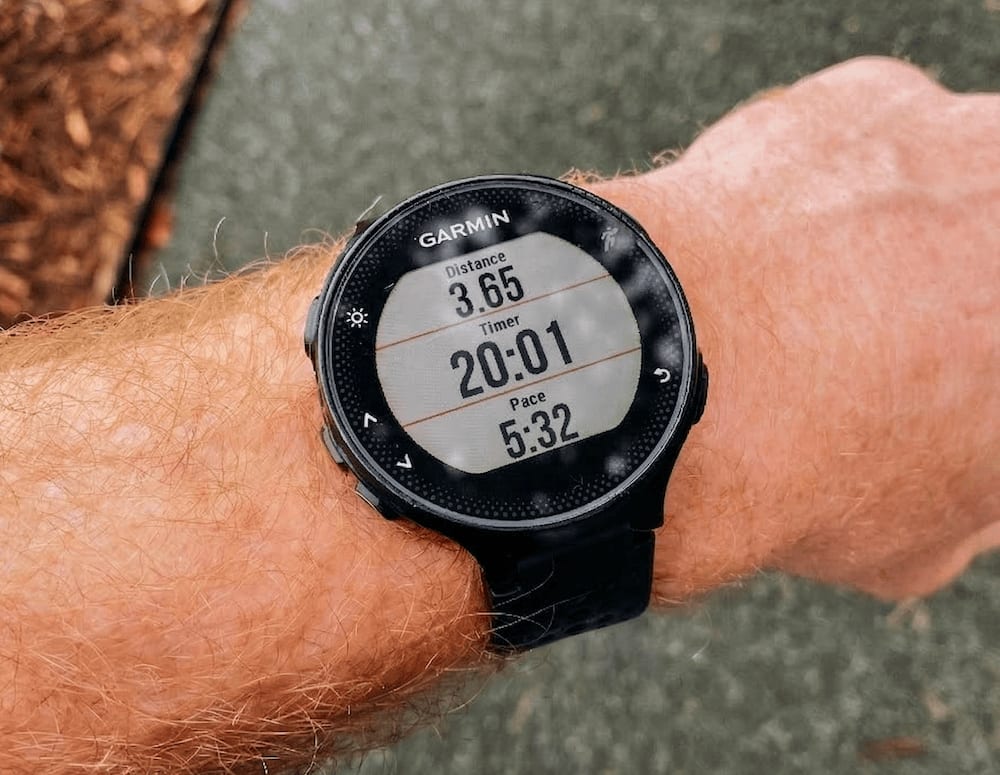 Running Pace on a Garmin Watch