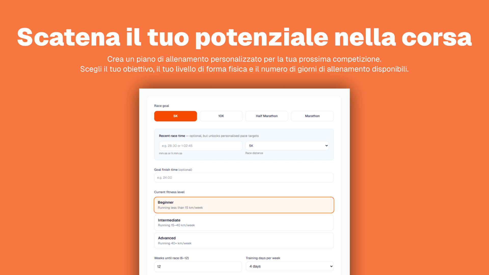Come Creare un Piano di Corsa Su Misura per la Tua Vita