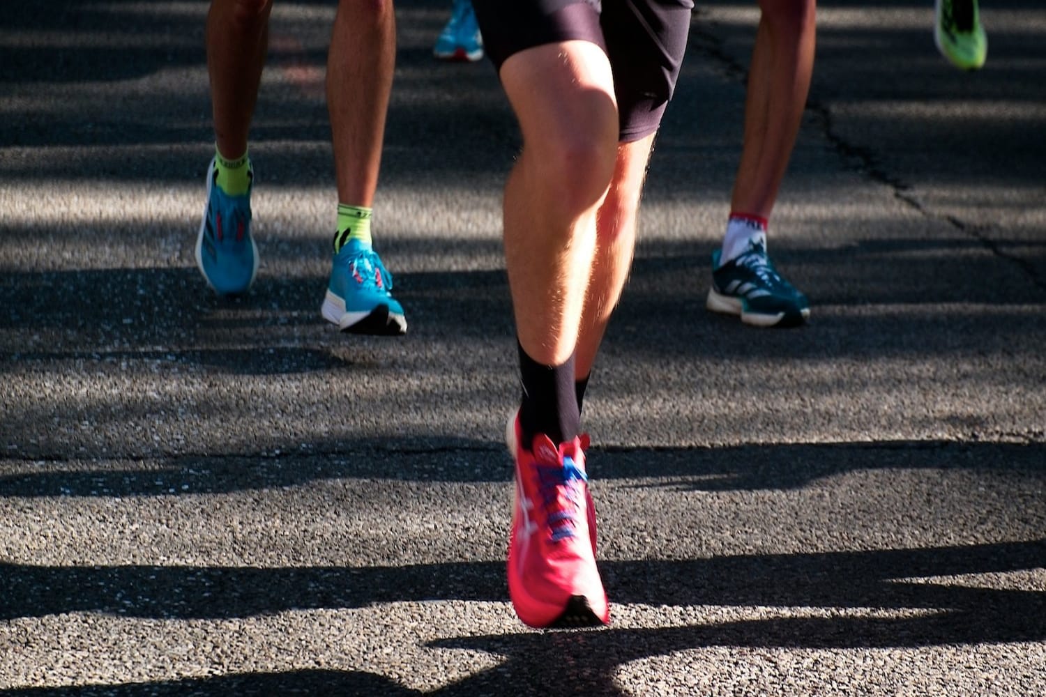 Snow run in winter gear
