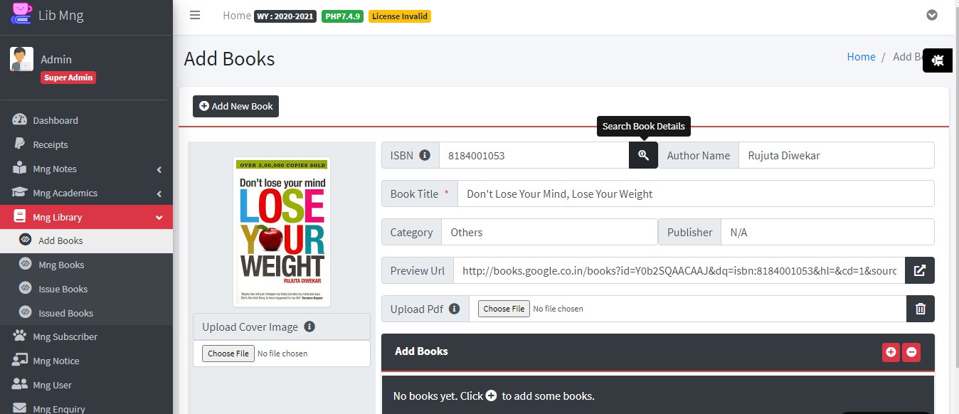 angularjs library managment system Archives - Online Library Management ...