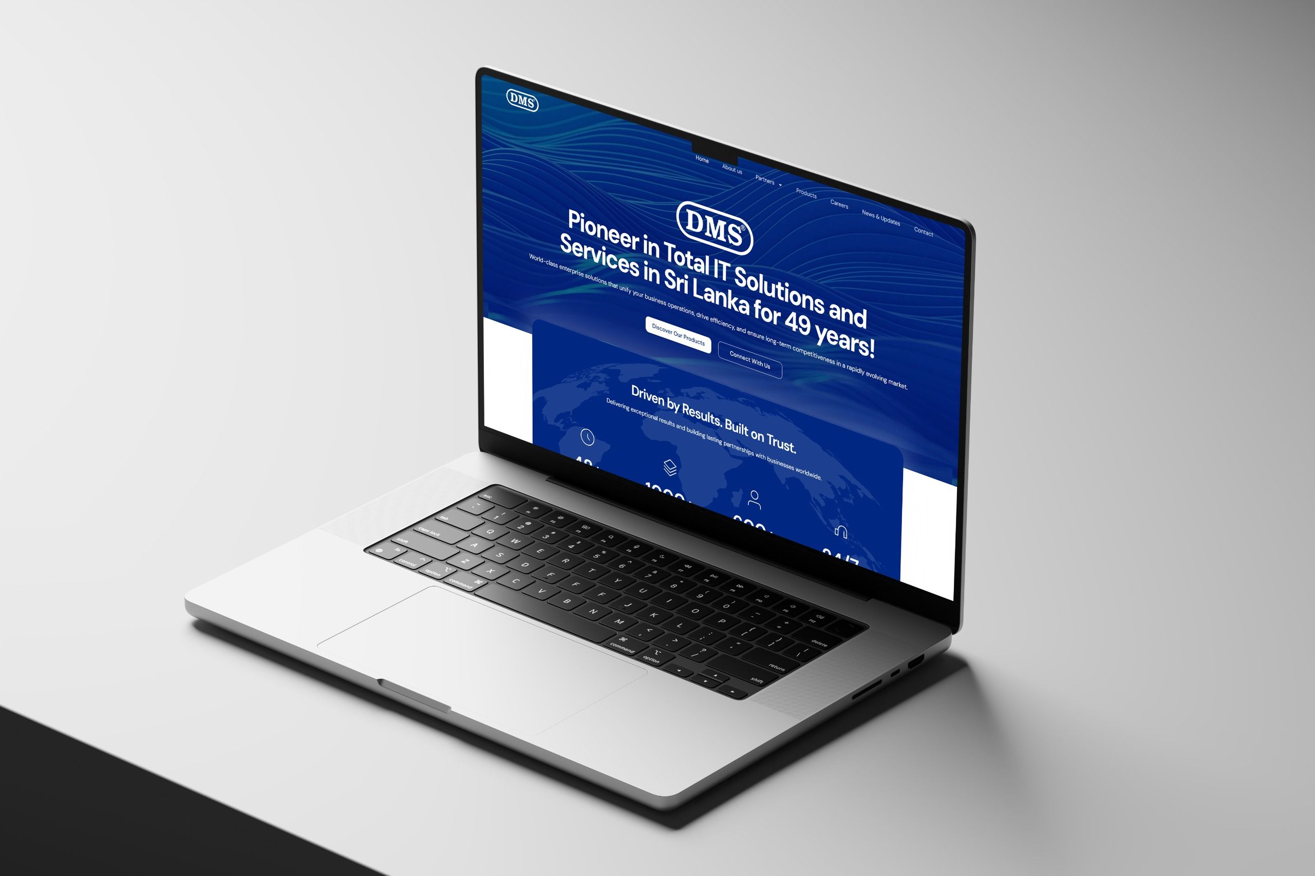 Developed a High-Performance Digital Platform for DMS, Showcasing Creative Services and Strengthening Brand Presence