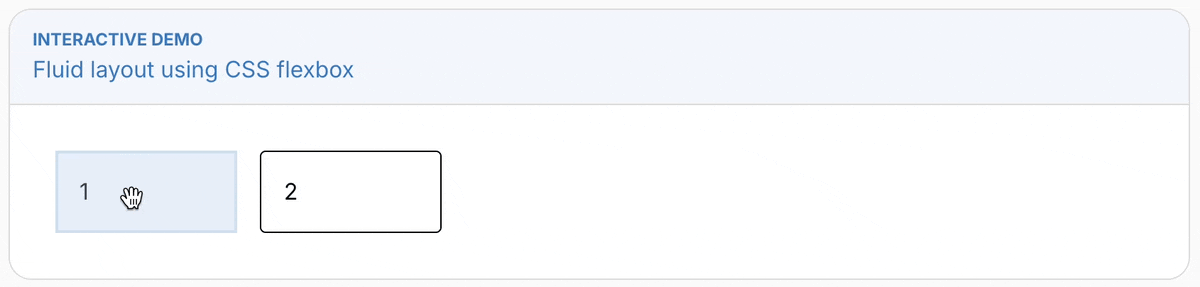 dragging items in a fluid layout with flexbox