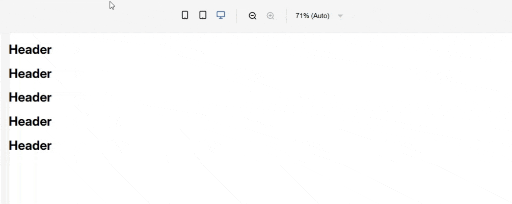 GIF showing the editor with custom overlays on components