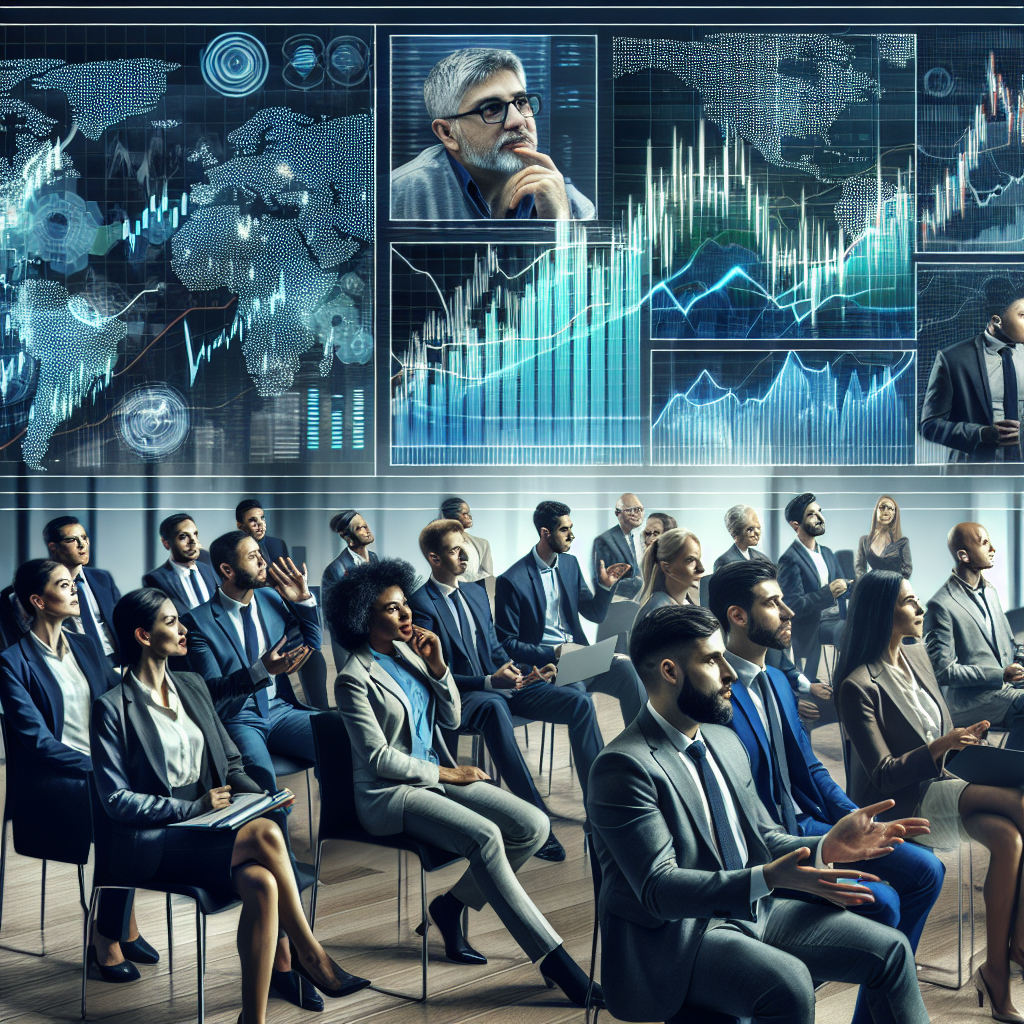 An event about NH Investment & Securities discussing stock market trends, featuring charts and experts.