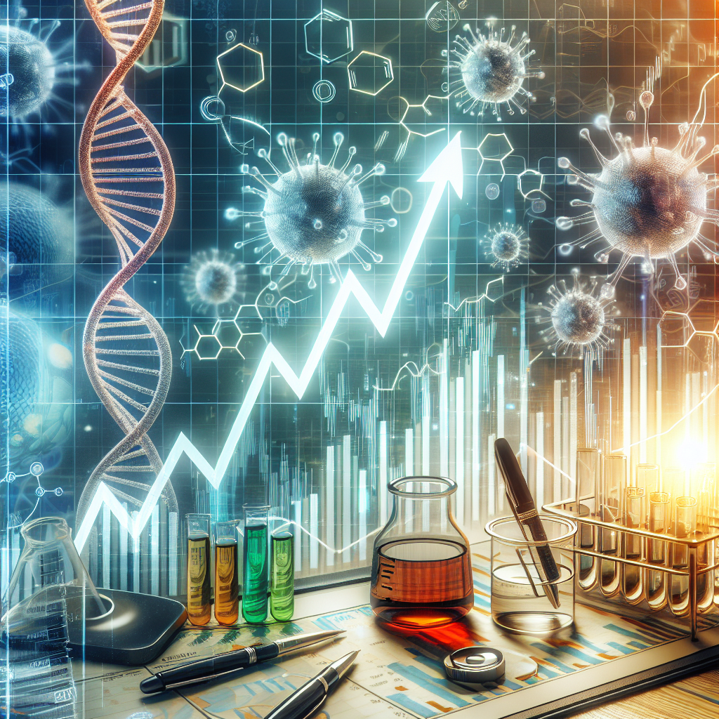 바이오 기술을 응용한 주식 시장의 트렌드 이미지