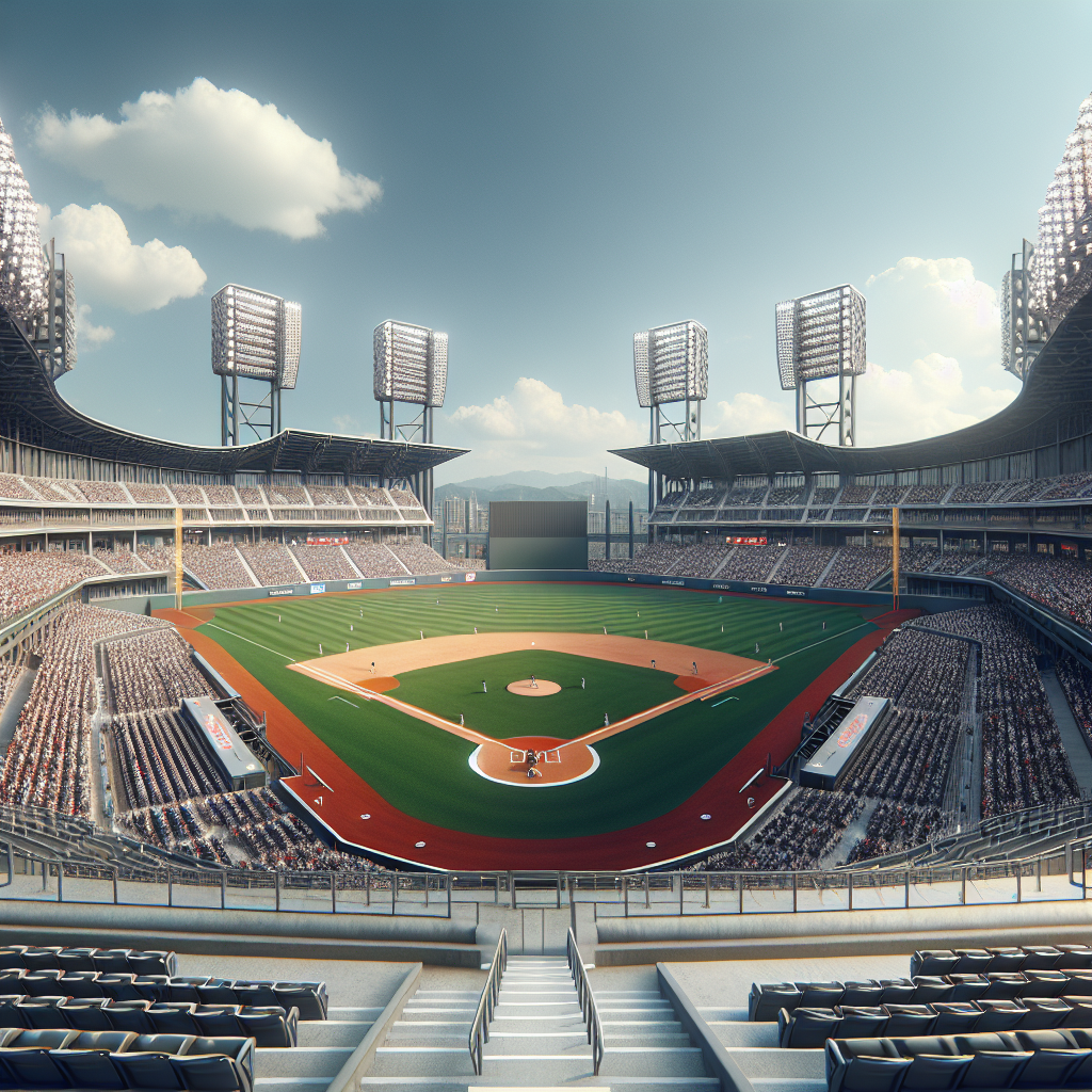 롯데 자이언츠 경기장 전경