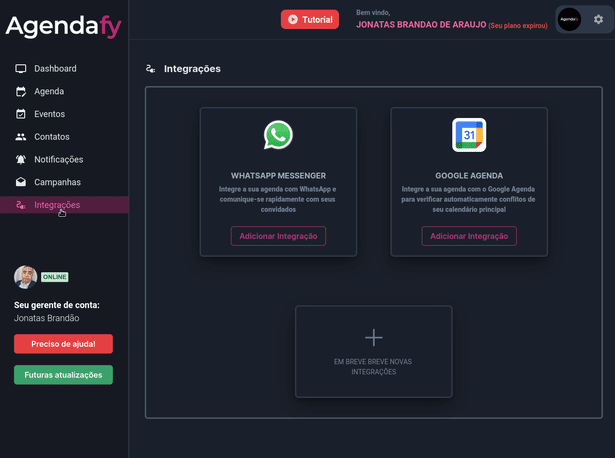 gif que muestra los informes de la plataforma