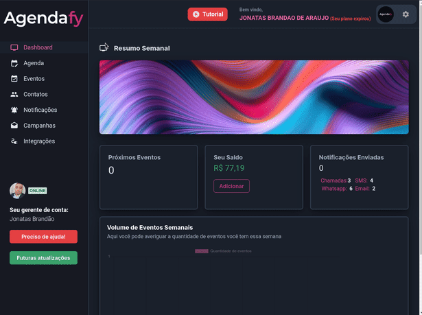gif que muestra los informes de la plataforma