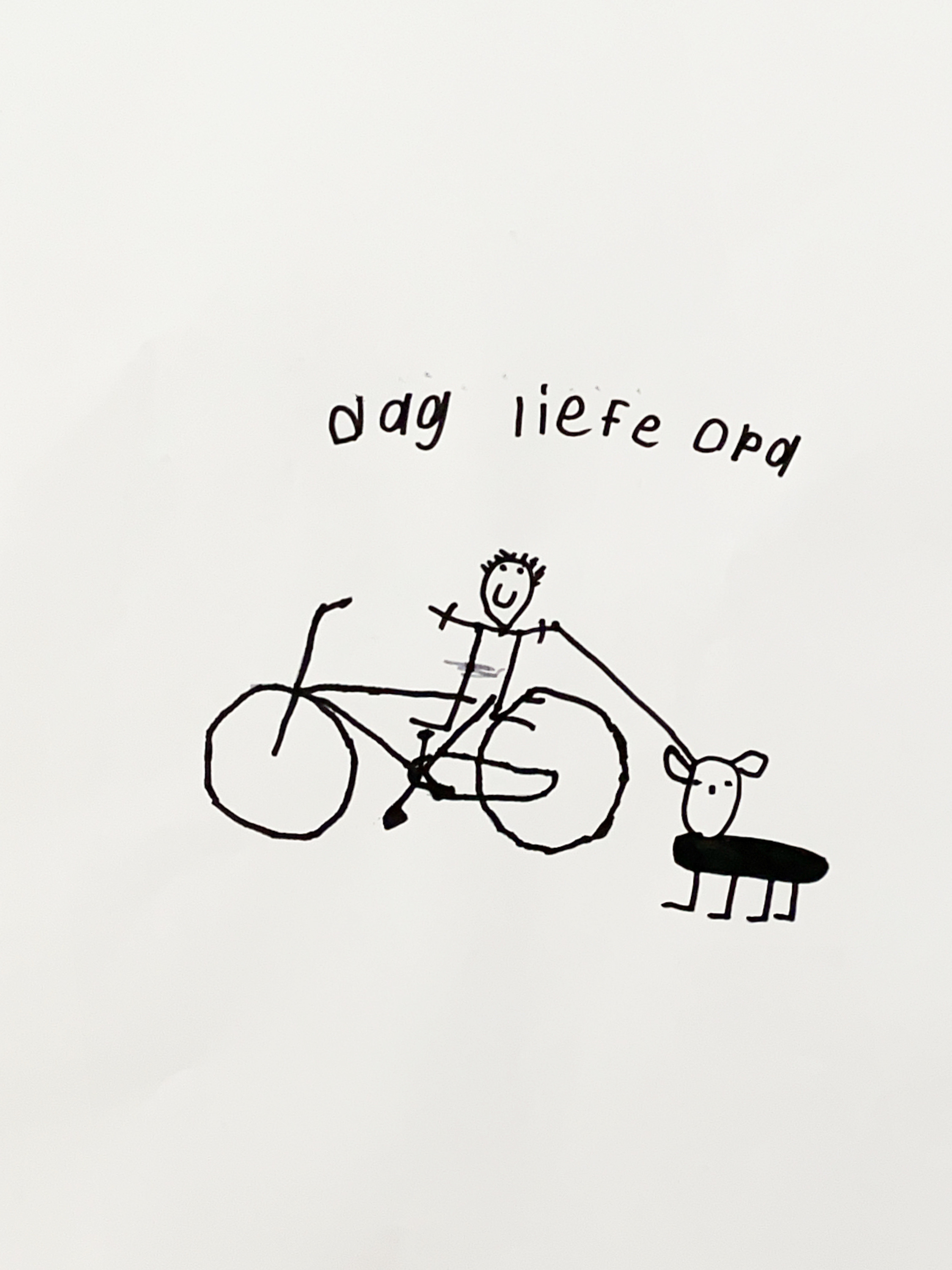 Dag lieve opa
