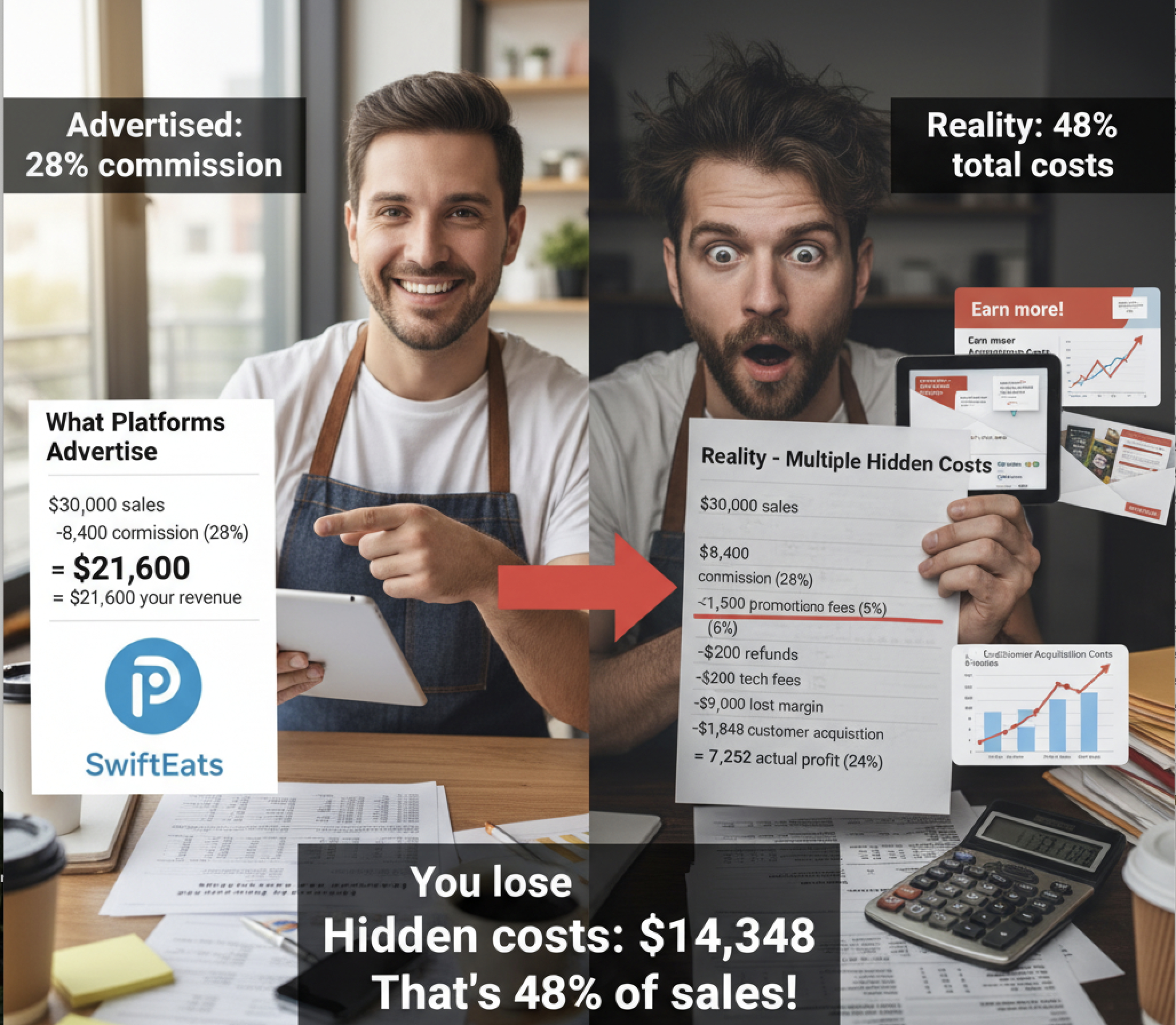 Hidden Costs of Delivery Platforms: What 28% Commission Really Means