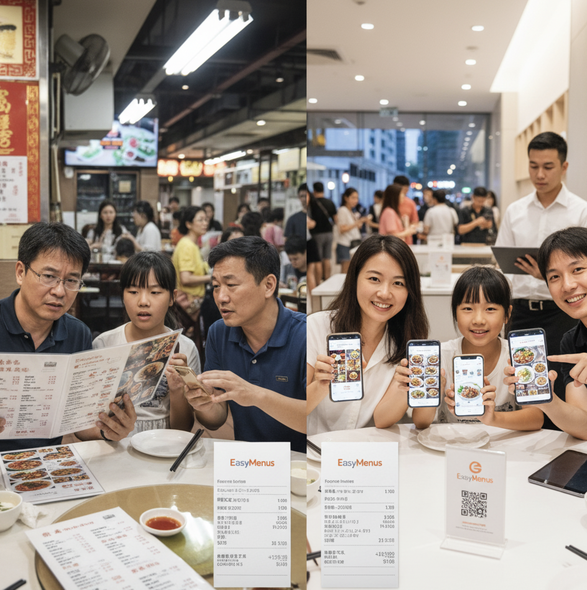Hong Kong restaurants serve 8+ language tourists with Chinese/English menus only