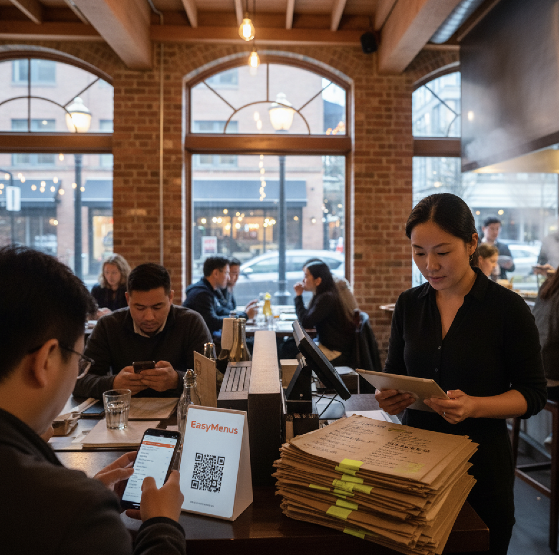 How Gastown Restaurants Handle Asian QR Expectations Without $15K Printing