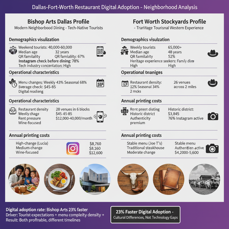 Dallas-Fort Worth Restaurant Digital Adoption - Neighborhood Analysis
