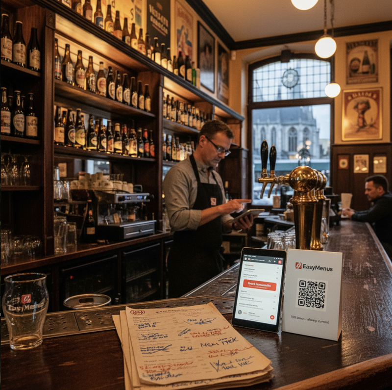 Antwerp Beer List: 180 Varieties, €15 Every Time One Runs Out