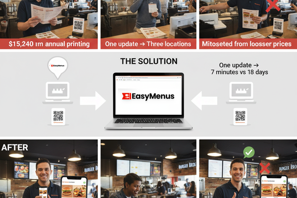 How 3-Location Burger Chain Saved $18K Yearly Standardizing Menus