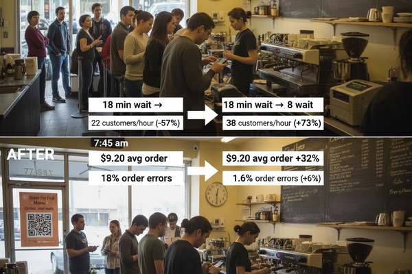 How Neighborhood Café Increased Takeaway Orders 56% with QR Ordering