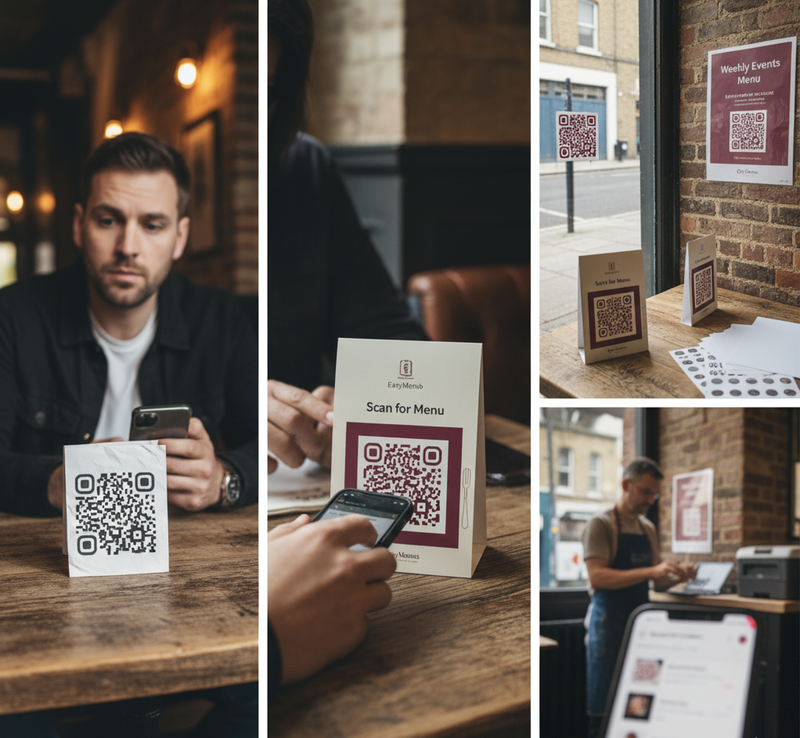 How to Design Professional QR Codes for Restaurant Tables (Free Templates)