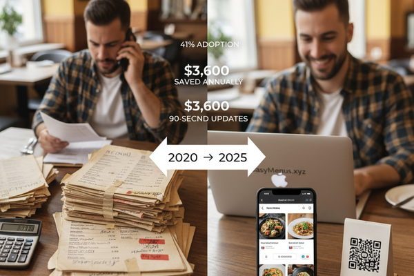 The Future of Restaurant Menus: What's Actually Changing (And What Isn't)
