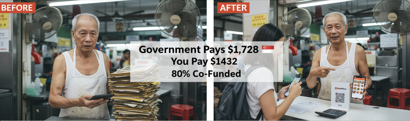 How Singapore Restaurants Leave S$15,000 in Government Funding Unused