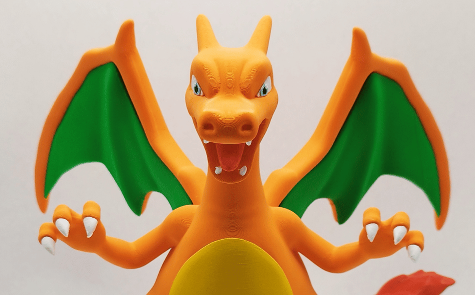 Charizard – Impressão 3D em Filamento