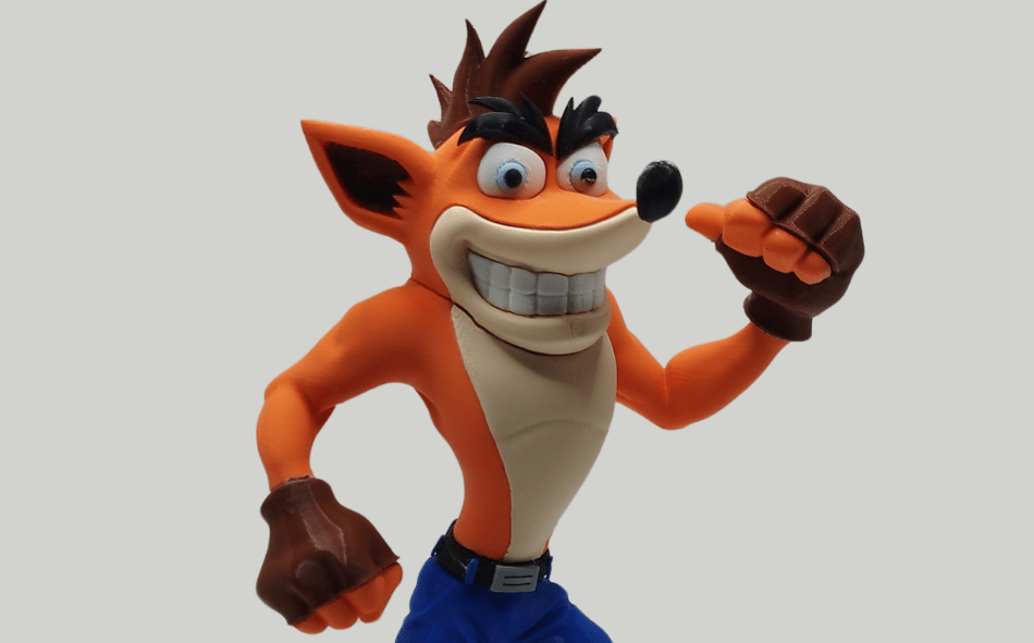Crash Bandicoot - Miniatura Colecionável