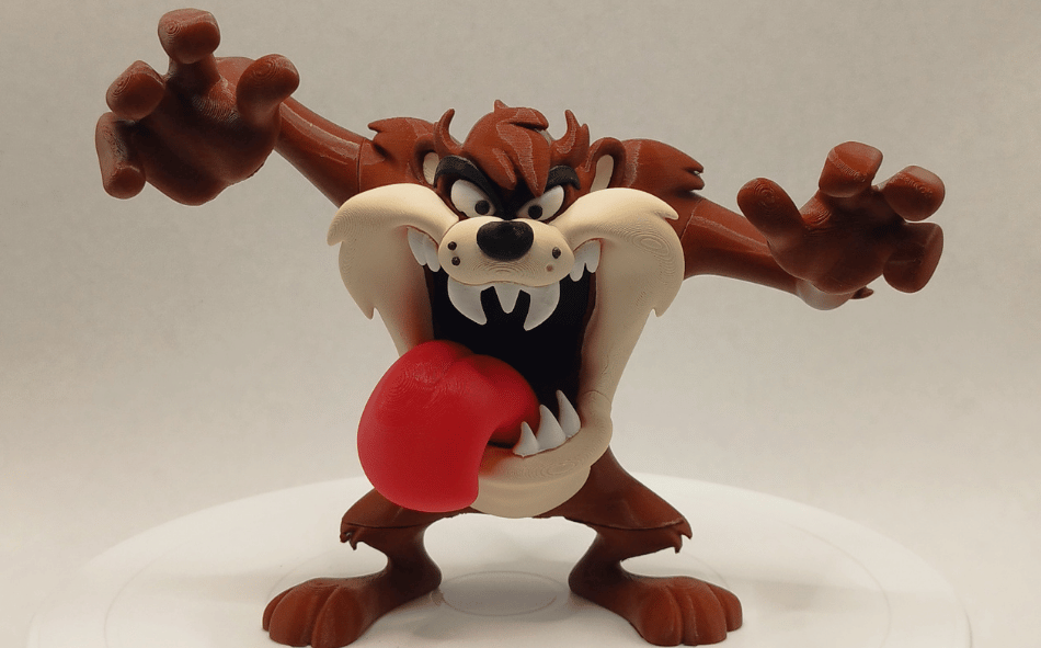 Taz-Mania – Looney Tunes Impressão 3D em PLA
