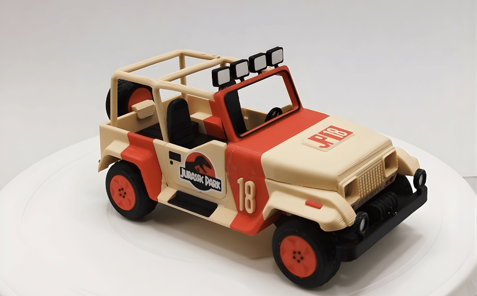 Jurassic Park - Jeep – Impressão 3D em PLA