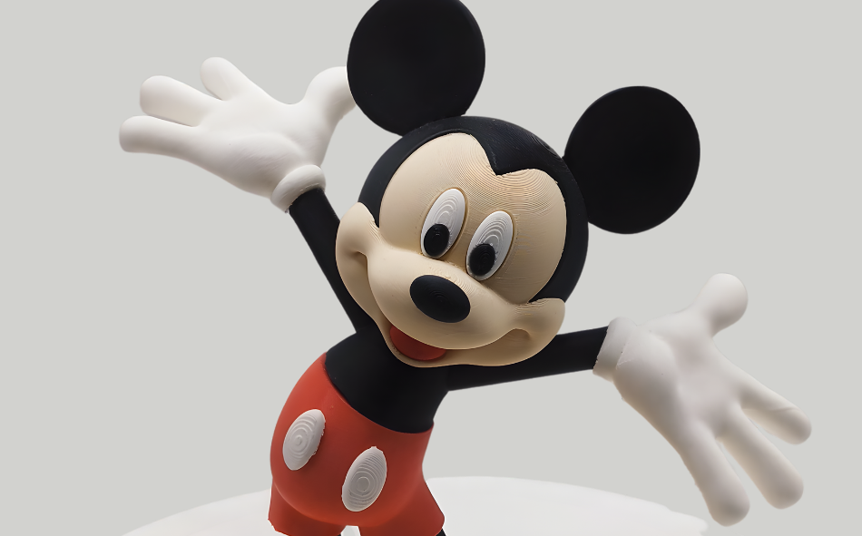 Mickey Mouse – Impressão 3D em PLA Filamento